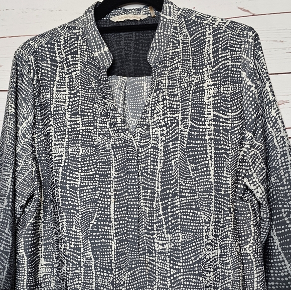 Soft Surroundings Brigitte Gray Ombre Tunic - Picture 3 of 9